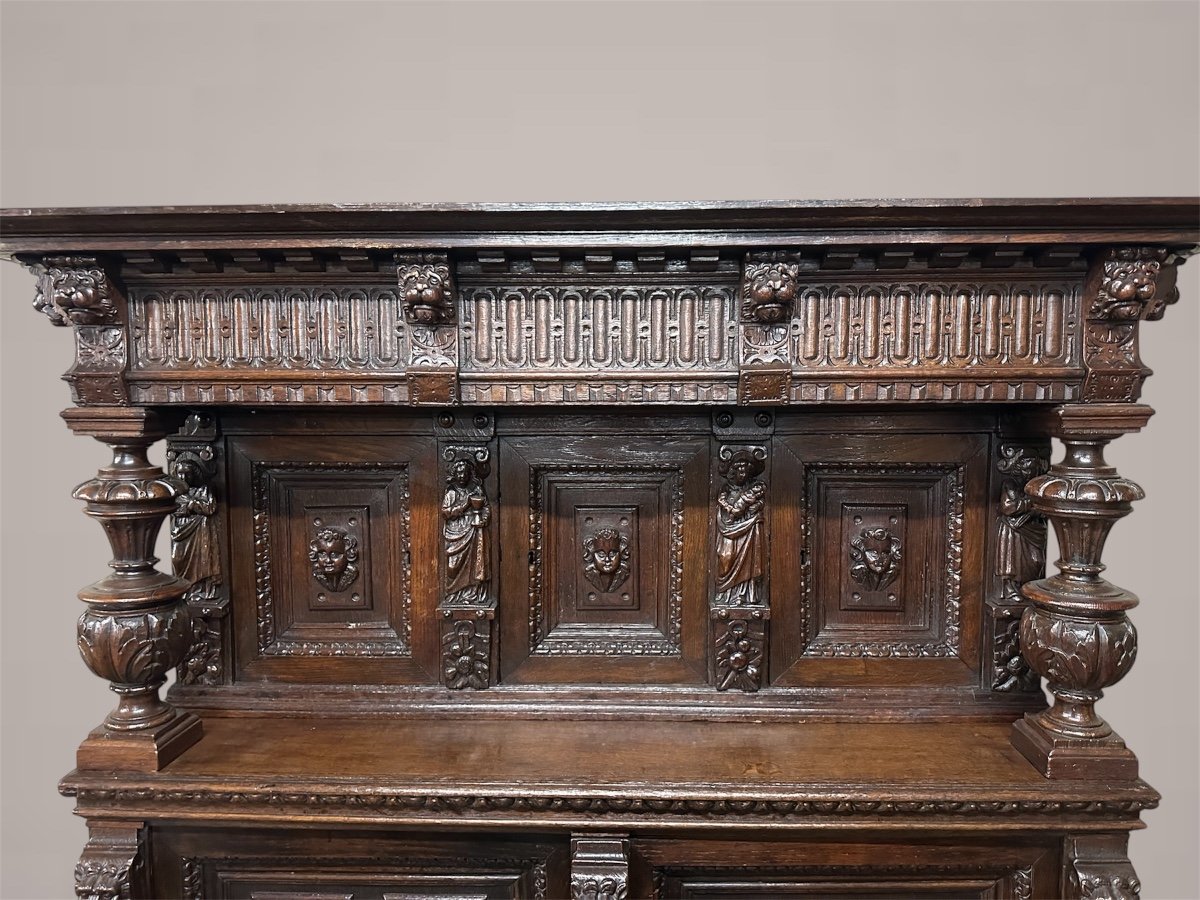 18th Century Flemish Oak Buffet-photo-4