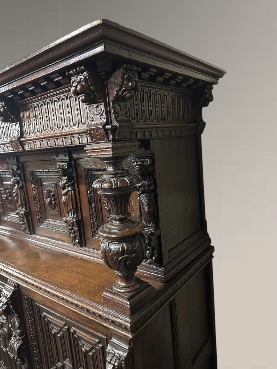 18th Century Flemish Oak Buffet-photo-2