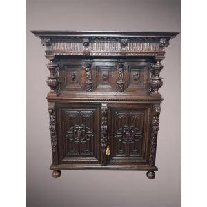 18th Century Flemish Oak Buffet