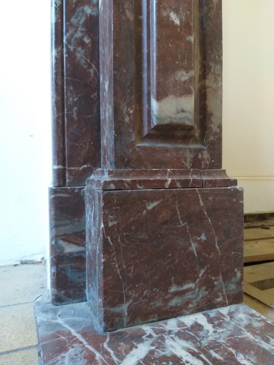 Napoleon III Fireplace, Rance Marble, Ca.1875-photo-1