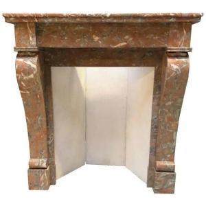 Napoleon III Fireplace In Saint Rémy Marble Ca.1860