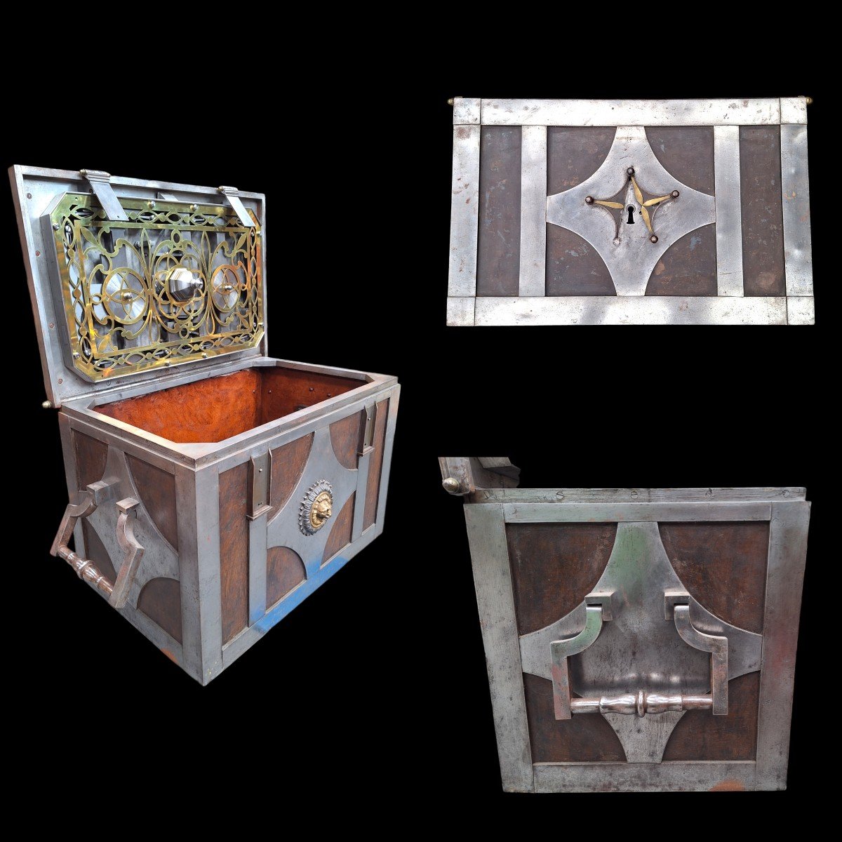 Exceptional Quality Iron Chest.