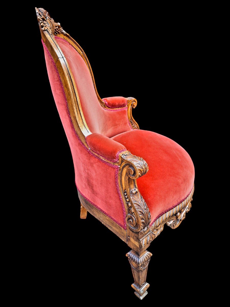 Paire De Fauteuils De Coin.-photo-2