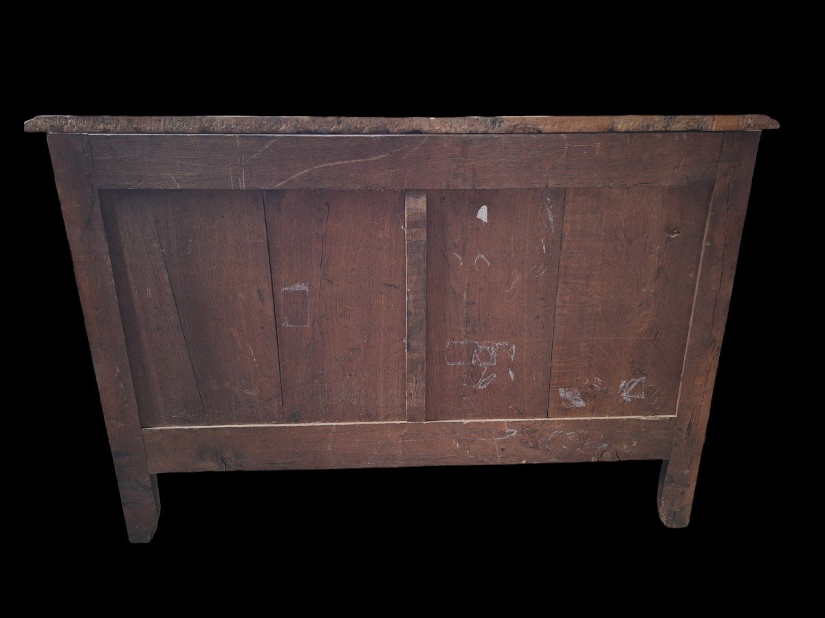 A Beautiful 18th Century Chest Of Drawers In Marquetry Stamped Joseph Schmitz.-photo-2