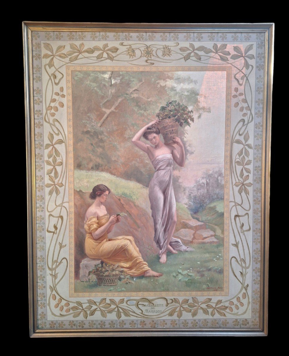 Un Grand Tableau Art Nouveau 