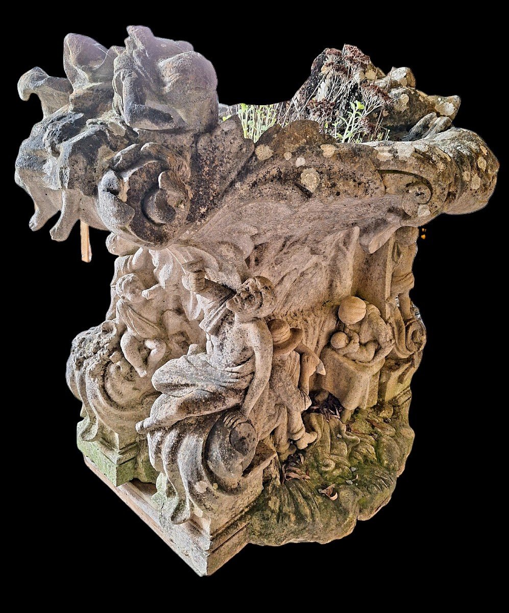 A Large Stone Planter From France -photo-2