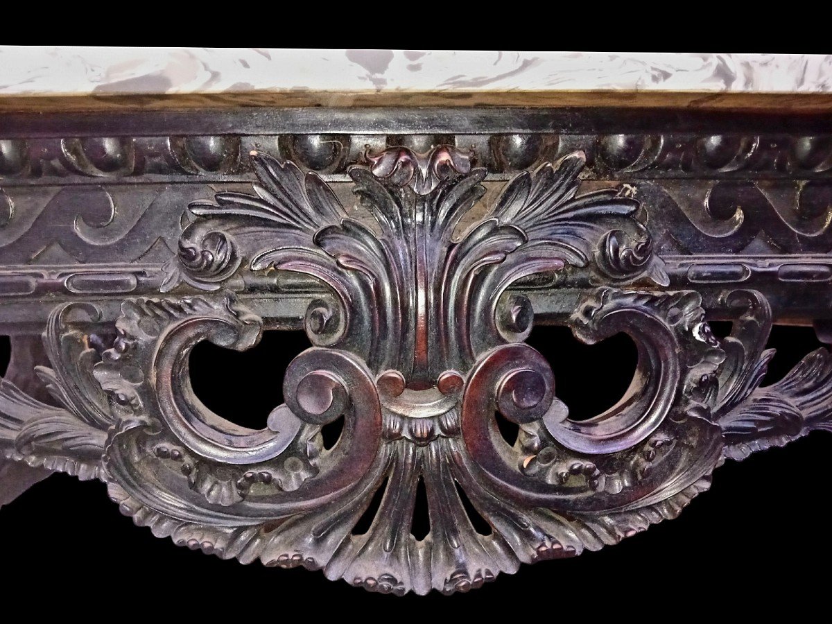 A Large, Highly Carved Console -photo-7