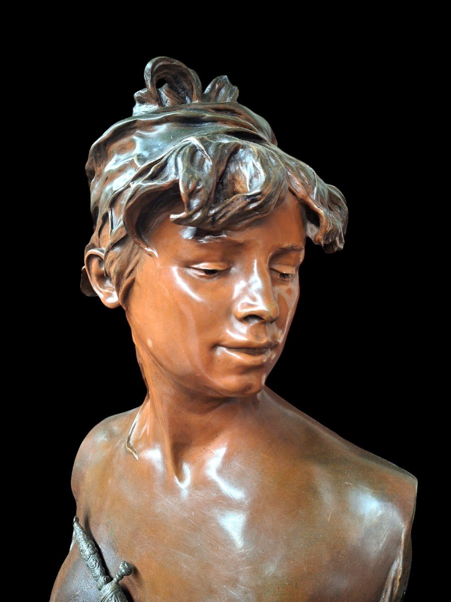 Very Beautiful Bust "oriental Bohemia" By Renzo Colombo -photo-4