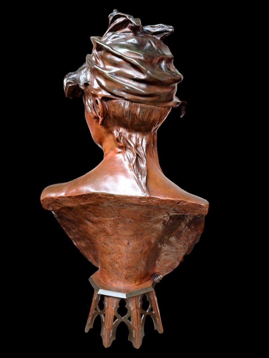 Very Beautiful Bust "oriental Bohemia" By Renzo Colombo -photo-3