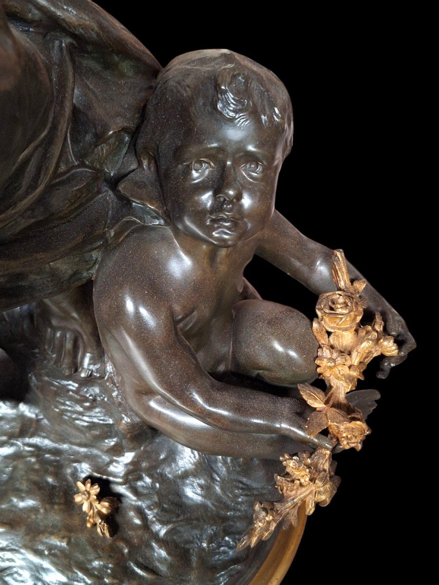 An Exceptional Quality Bronze Torchiere -photo-5