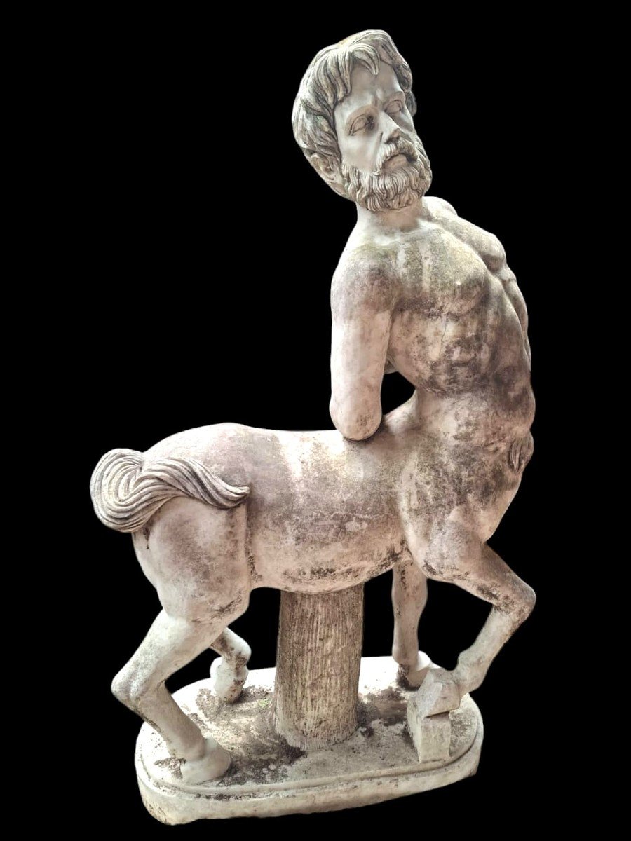 Mythological Marble Statue.-photo-2