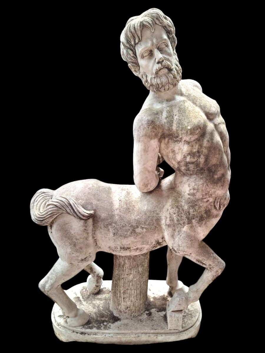 Mythological Marble Statue.-photo-3