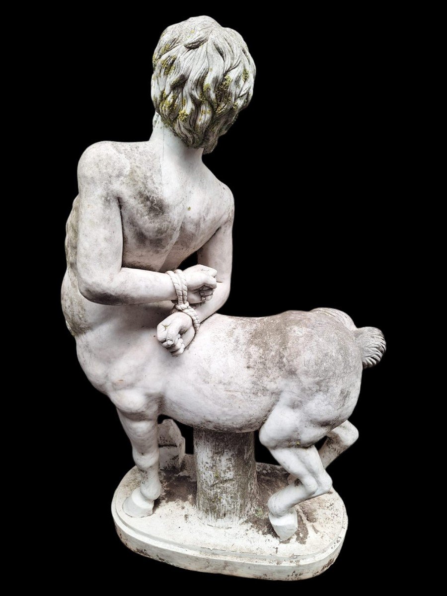 Mythological Marble Statue.-photo-1