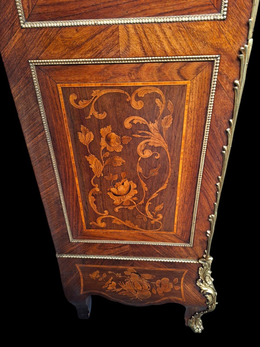 Napoleon III Marquetry Display Cabinet -photo-1