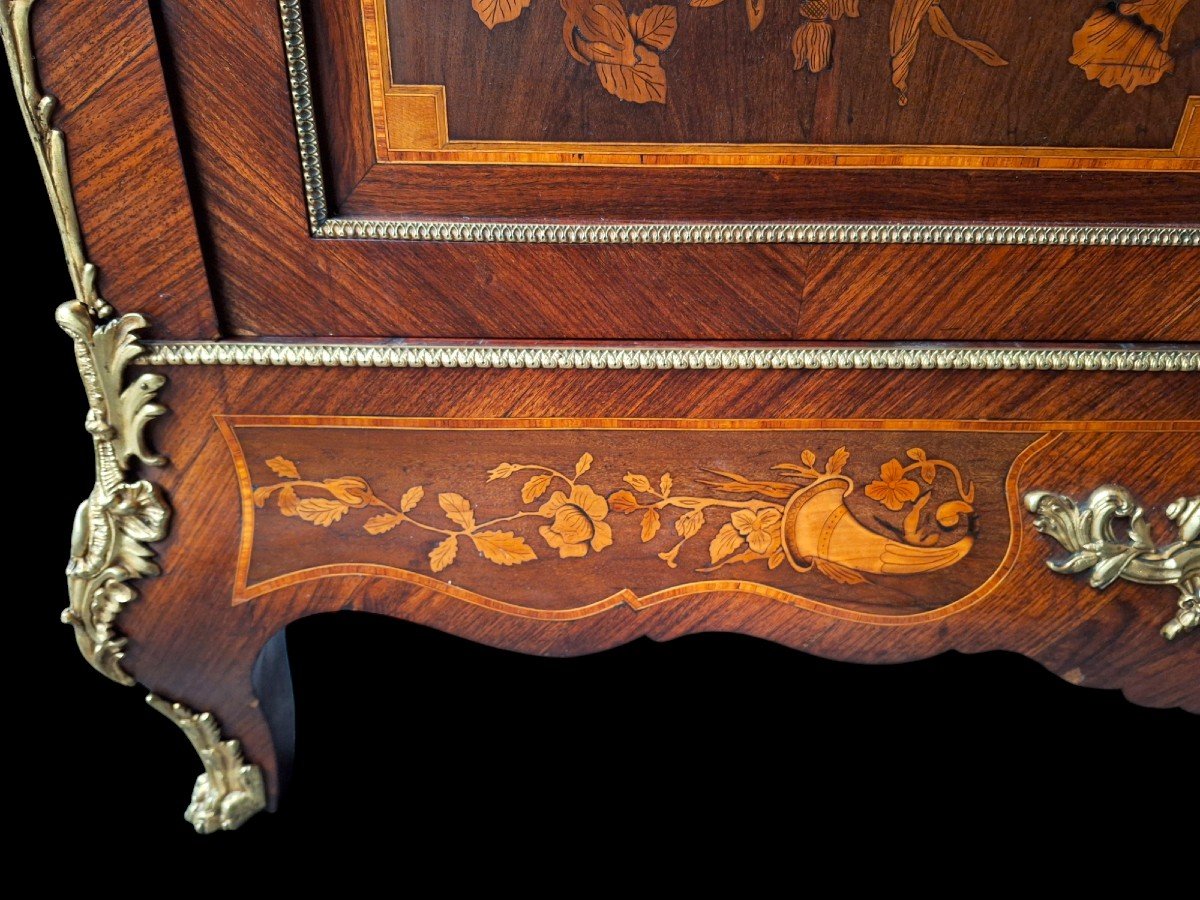 Napoleon III Marquetry Display Cabinet -photo-7