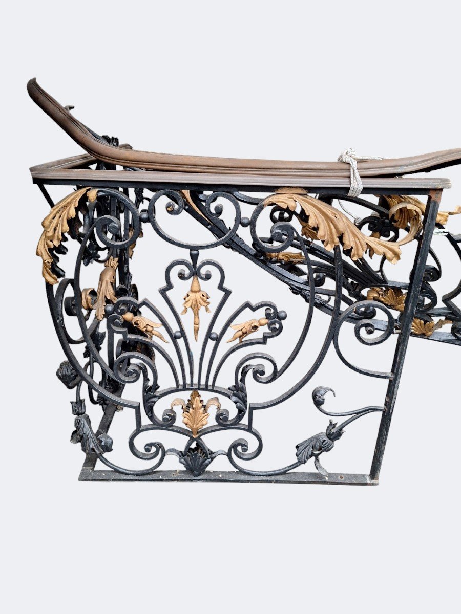 A Wrought Iron Stair Railing-photo-2