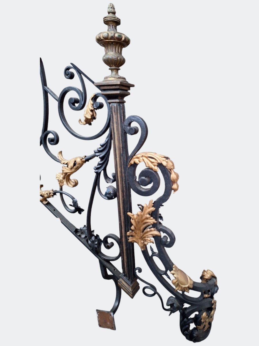 A Wrought Iron Stair Railing-photo-4