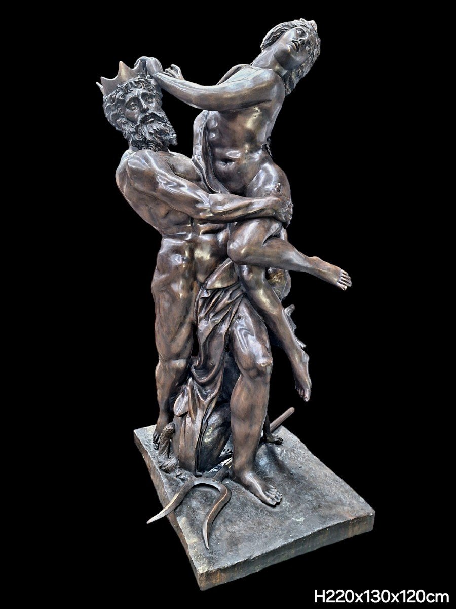 Bronze "the Abduction Of Prosperpina"