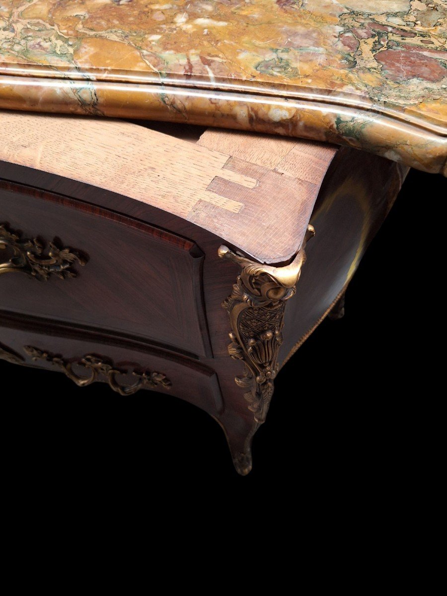 Napoleon III Marquetry Chest Of Drawers -photo-7