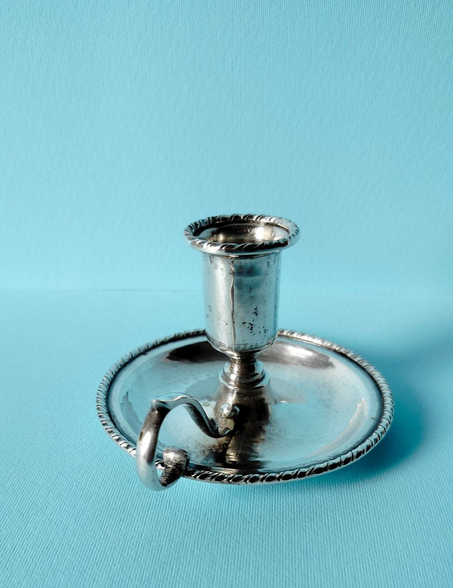 Hand Candle Holder  Solid Silver-photo-3