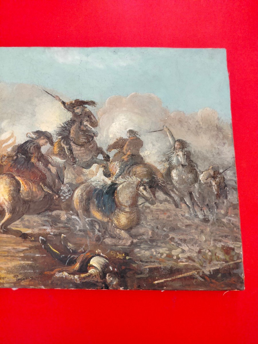 Battle Scene On Horse  XIX-photo-3