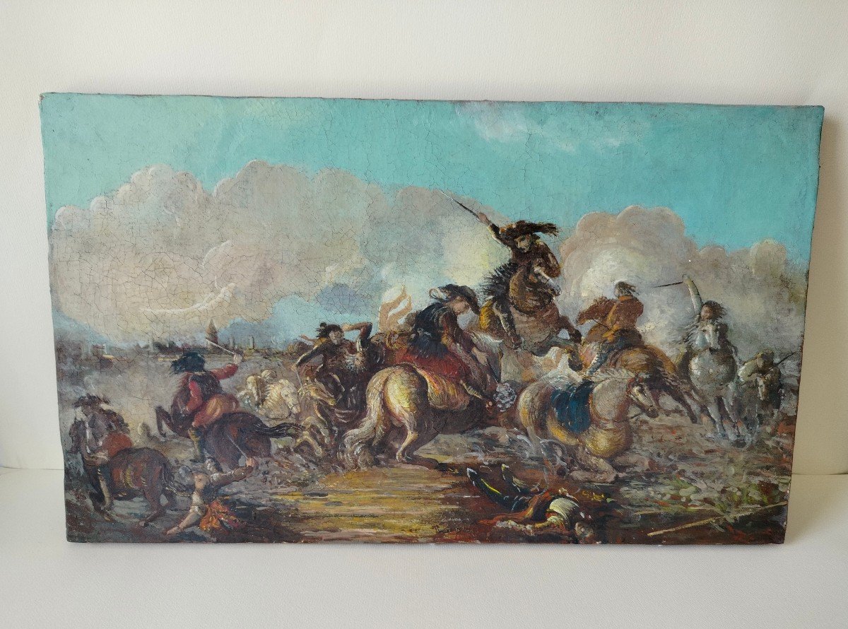 Battle Scene On Horse  XIX-photo-2