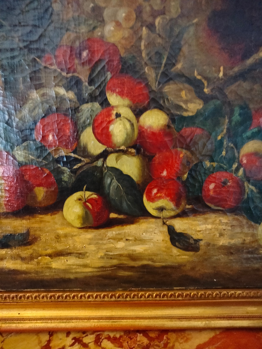  Nature Morte XIX s. signée J. Richon-photo-2