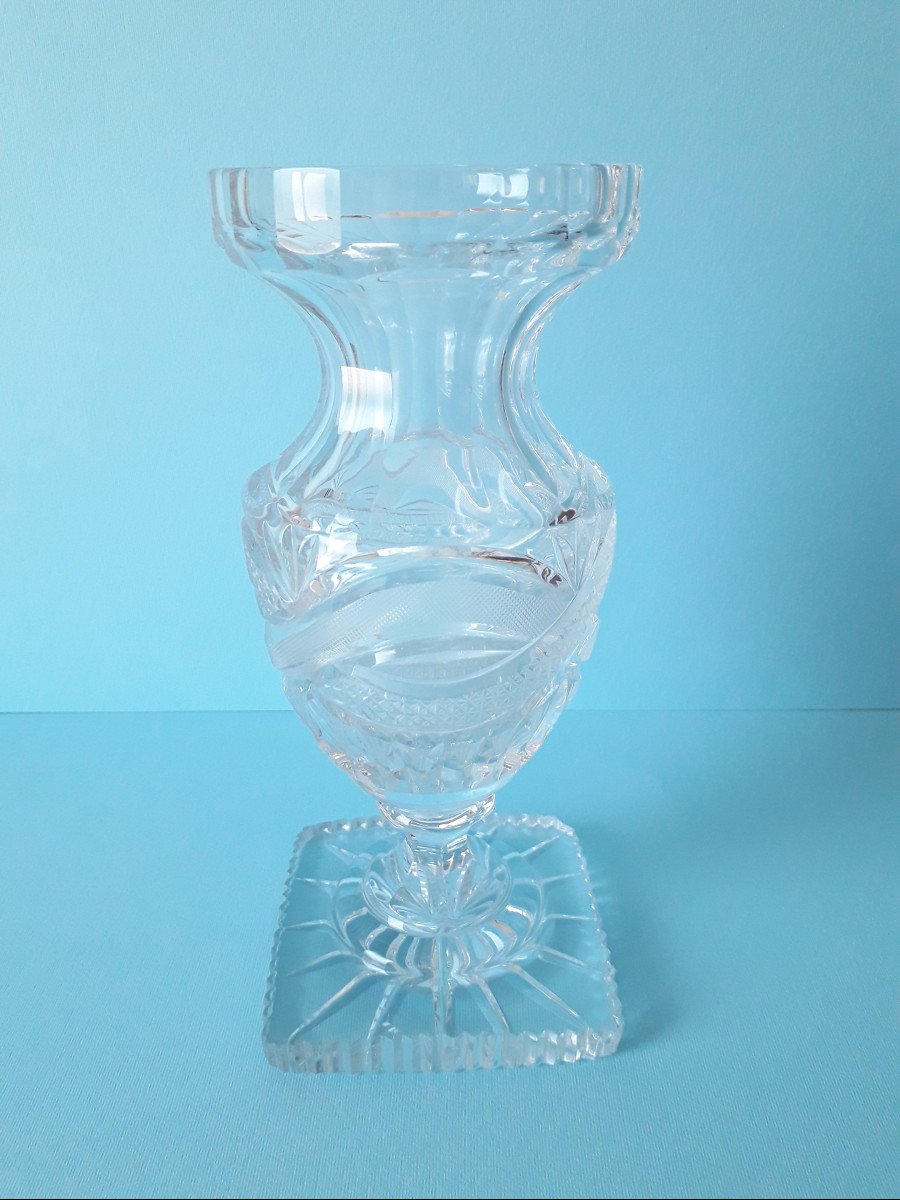 Crystal Vase Cut Bohemian-photo-1