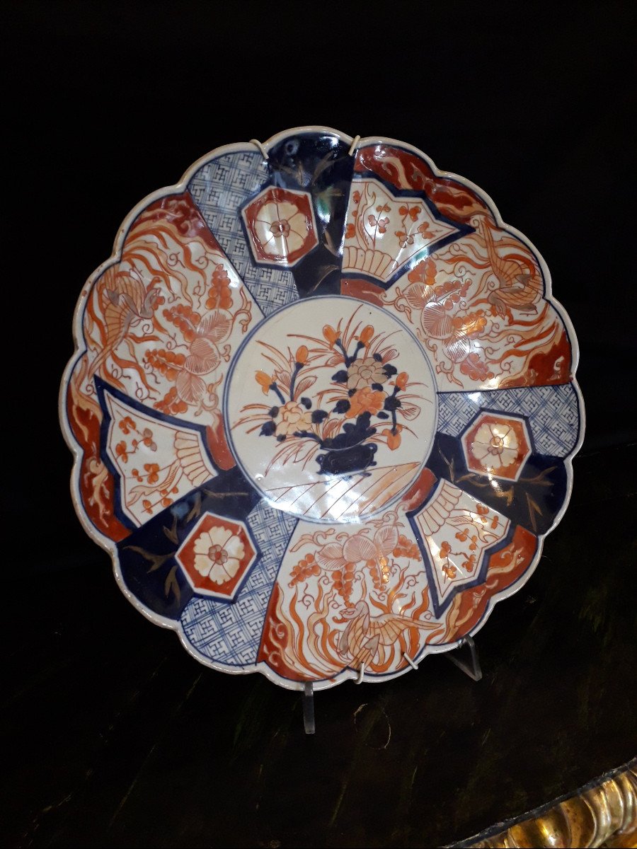  Imari  Porcelain Plate  Diam. 30.5 Cm-photo-4