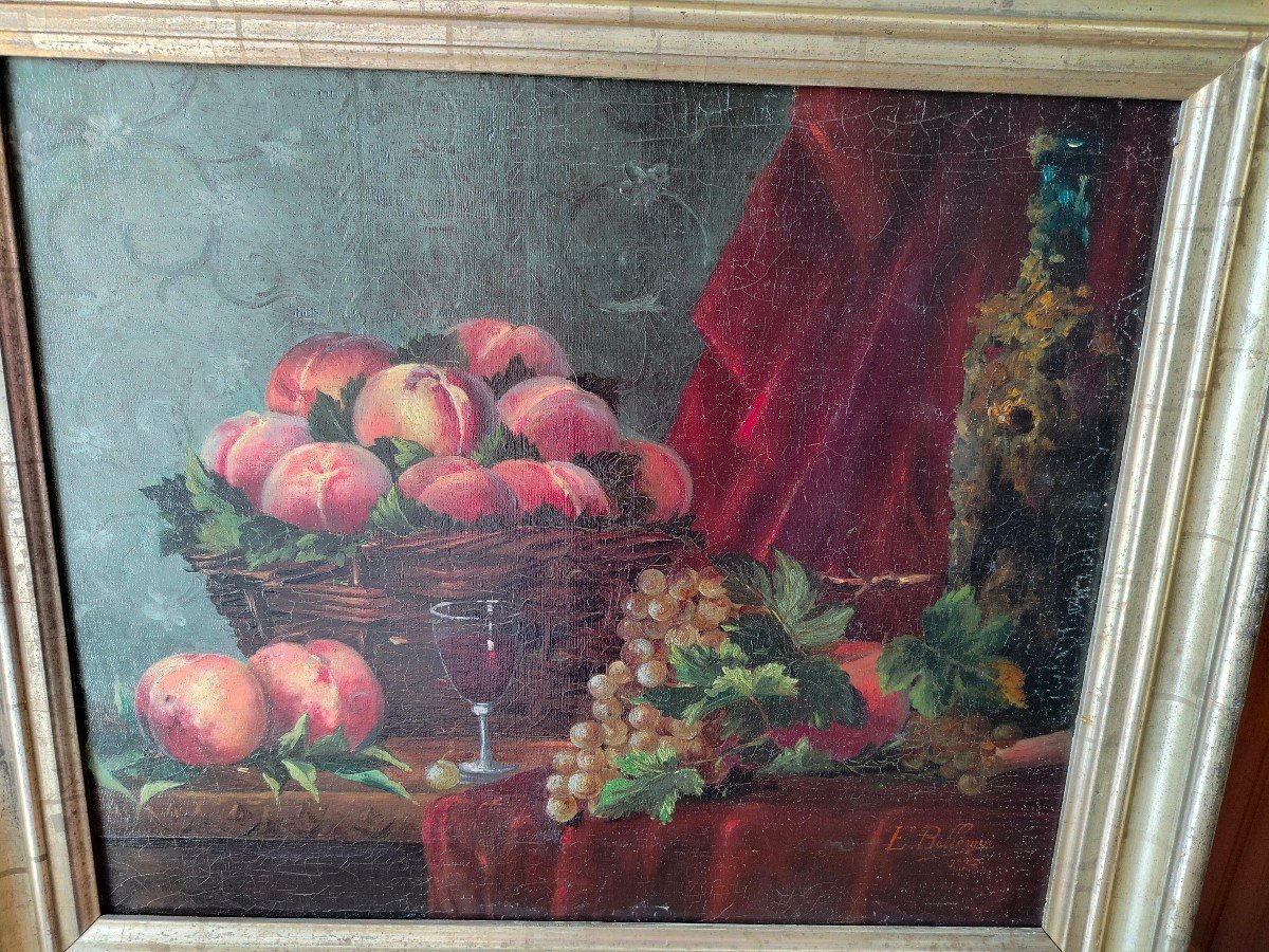 Still Life With Peaches 1887   Oil On Canvas -photo-3