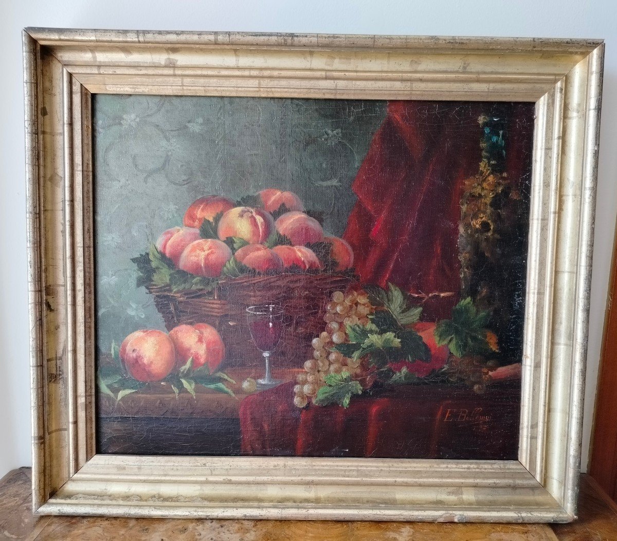 Still Life With Peaches 1887   Oil On Canvas -photo-2