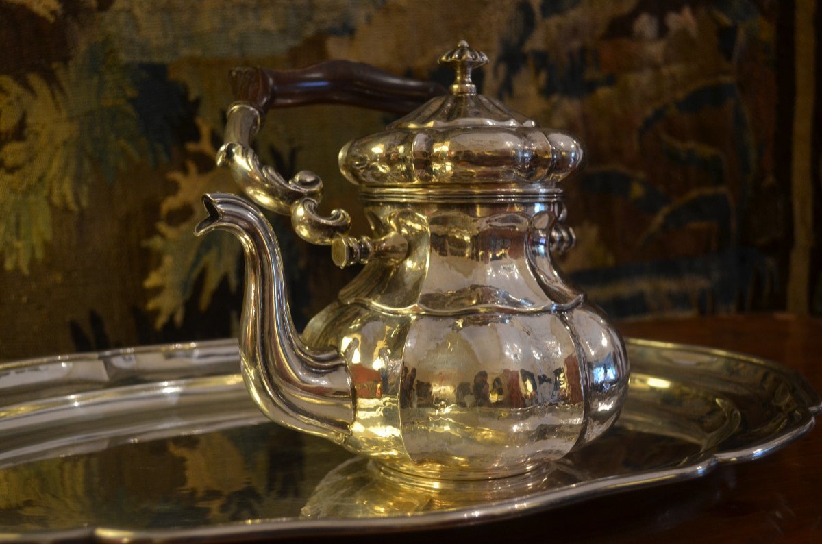 800 Silver Teapot XX Venice -photo-2