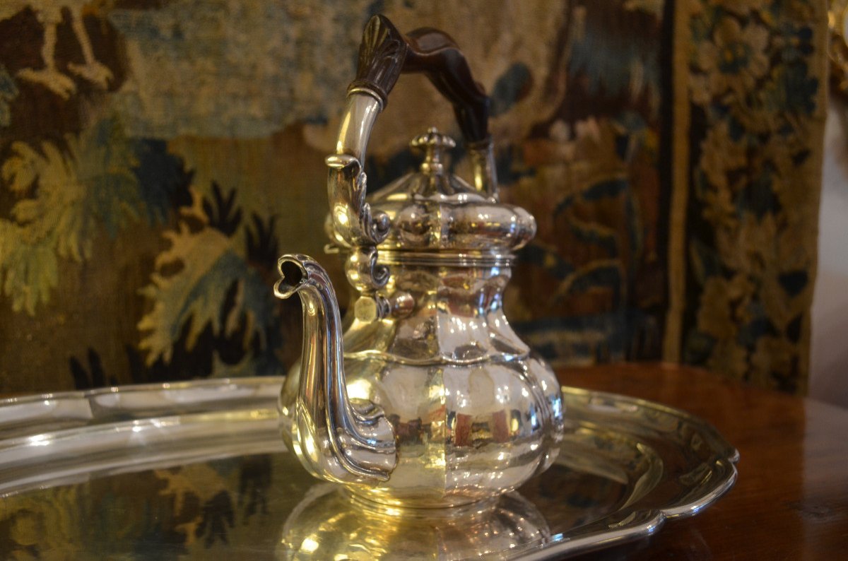 800 Silver Teapot XX Venice -photo-4