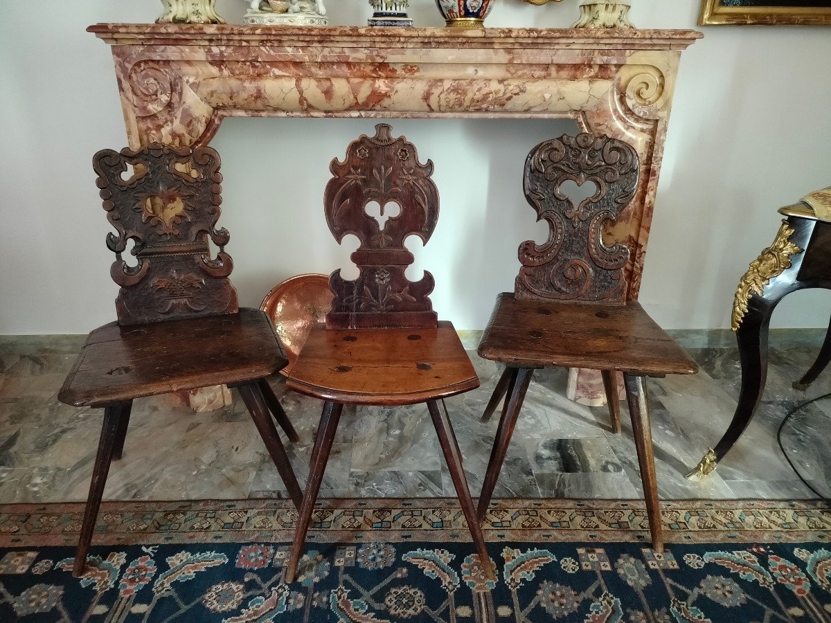  3 Alpine Oak  Chairs XVII -photo-5