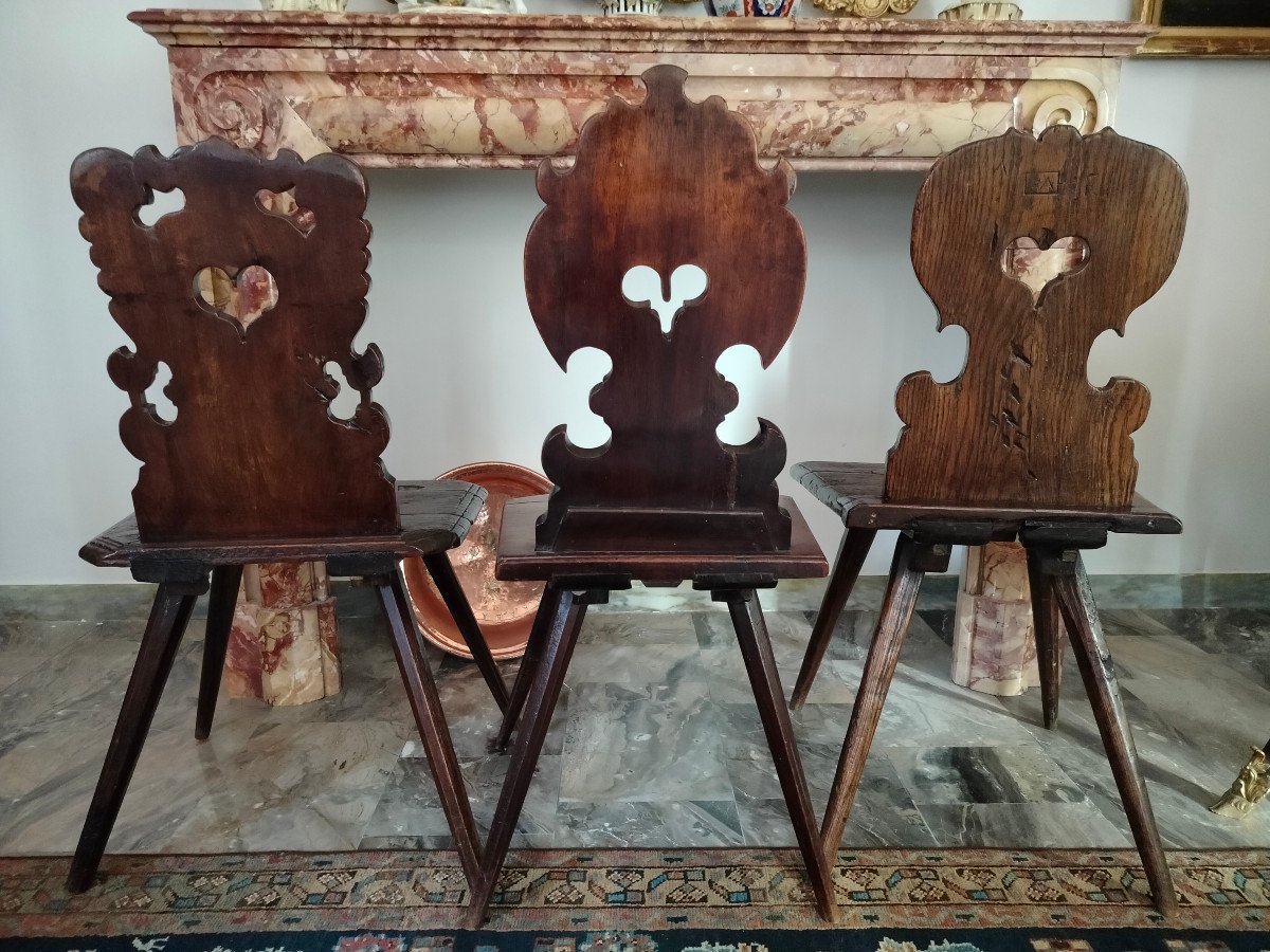  3 Alpine Oak  Chairs XVII -photo-6