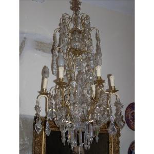 Lustre Cage XIX s. - Style Louis XV