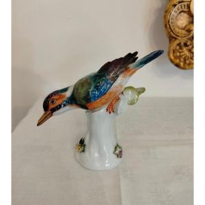 Bird Kingfisher Meissen 