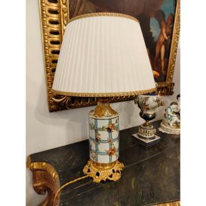 Lampe porcelaine SEVRES  Déb. XX s.