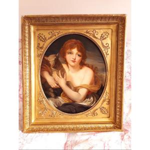  TABLEAU h.s.t. ''L'Innocence ''  Suiv. de J.B. GREUZE  XIX s.