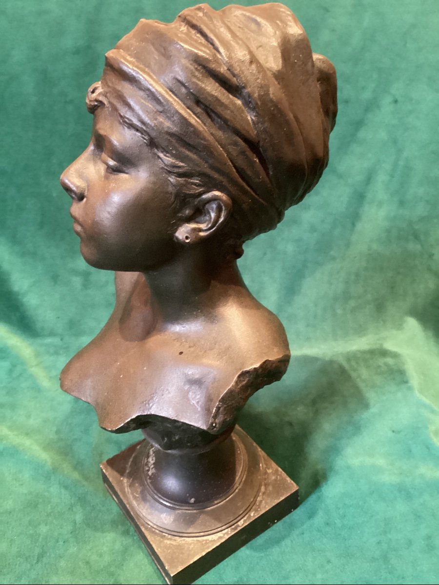 Spelter Signed Villanis Founder Eblot-photo-2