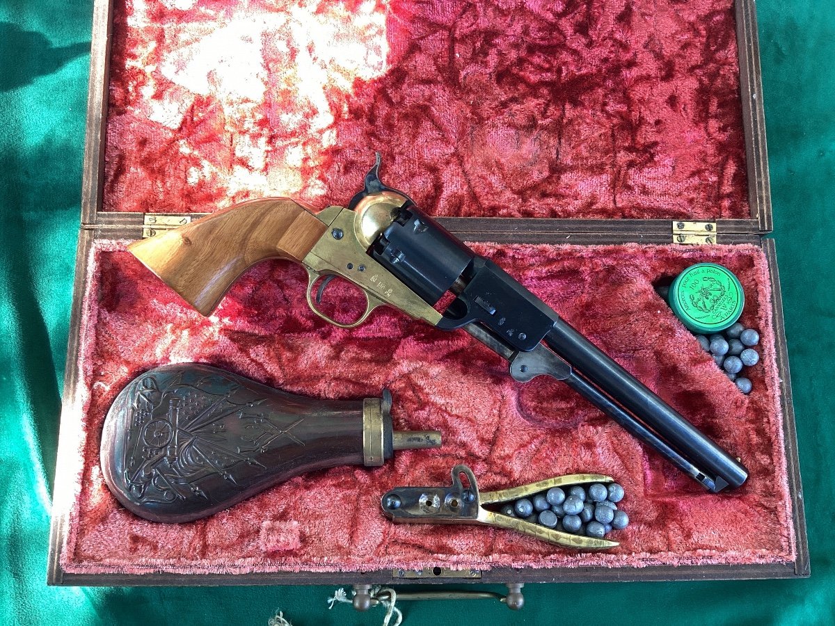 Proantic: Reproduction Black Powder Revolver Navy 1858 Rg Pioneer Weap