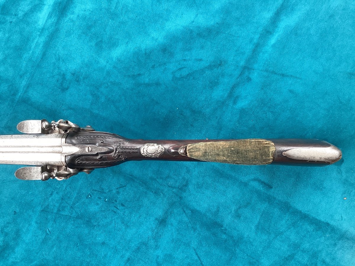 Fusil De Chasse XVIII Par L’armurier Louis à Chambéry -photo-1