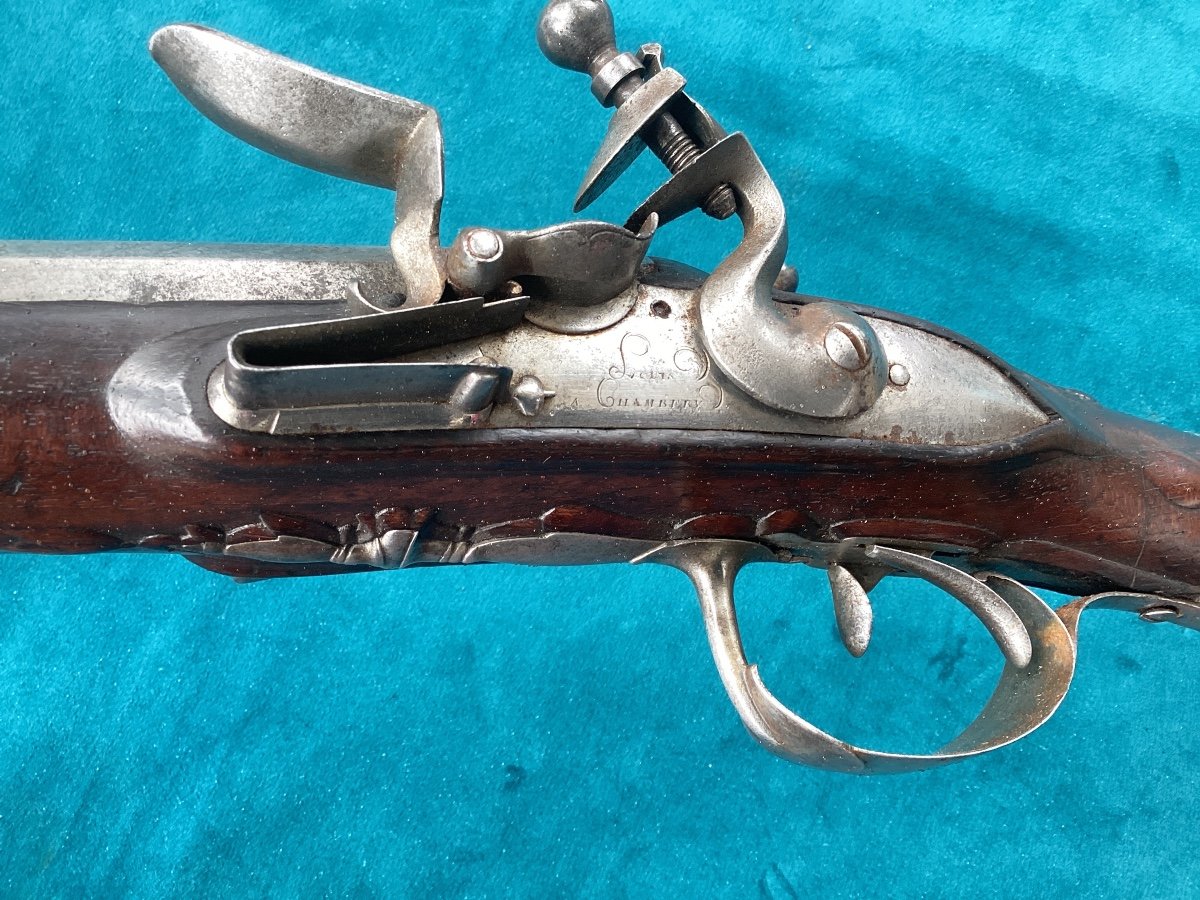 XVIII Hunting Rifle By The Gunsmith Louis In Chambéry -photo-5