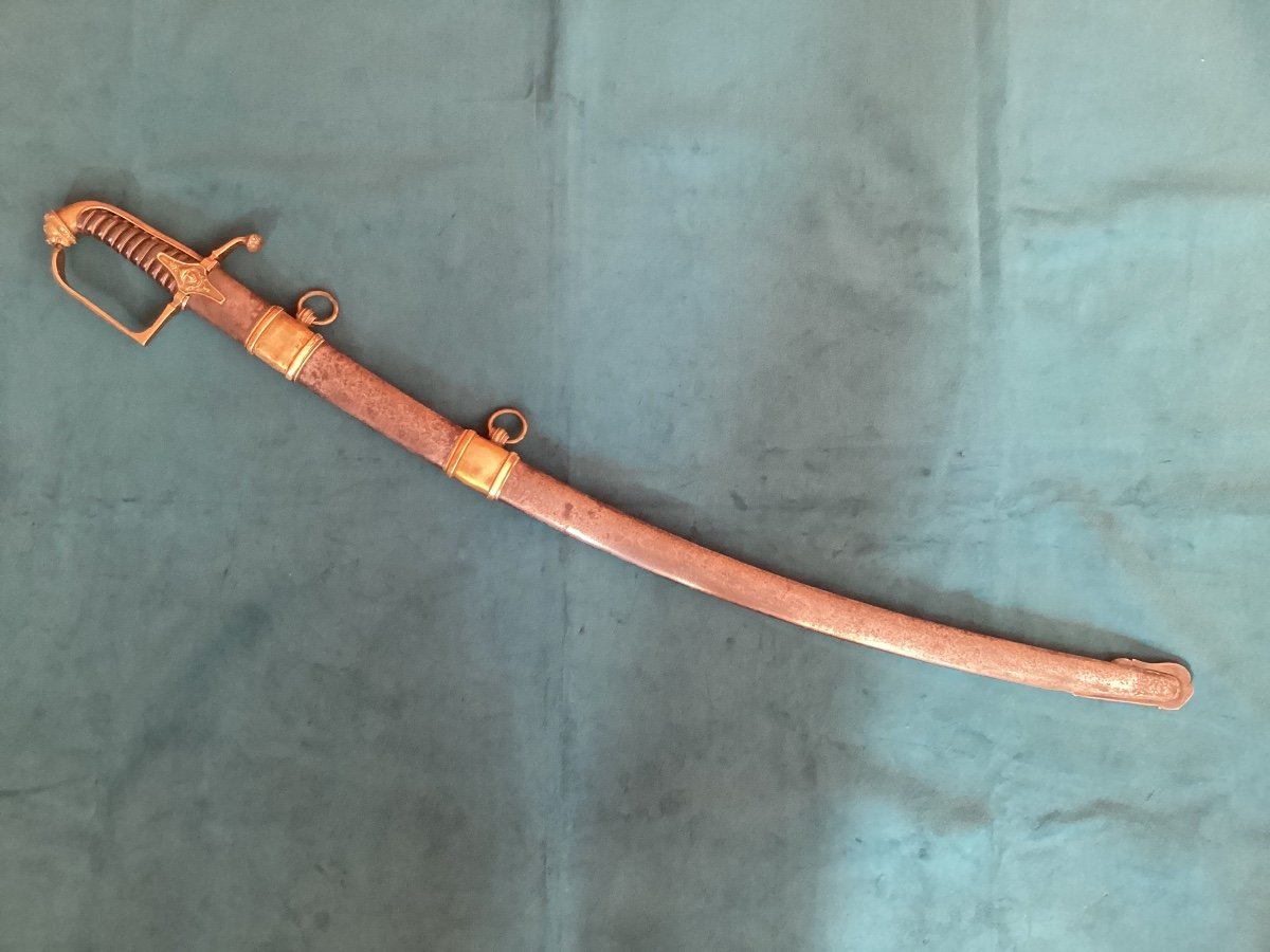 First Empire Horse Hunter Officer's Sabre-photo-2