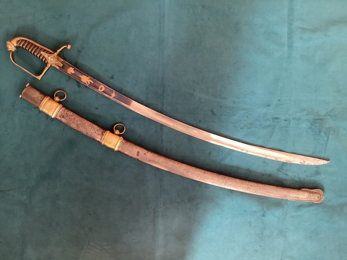 First Empire Horse Hunter Officer's Sabre-photo-3