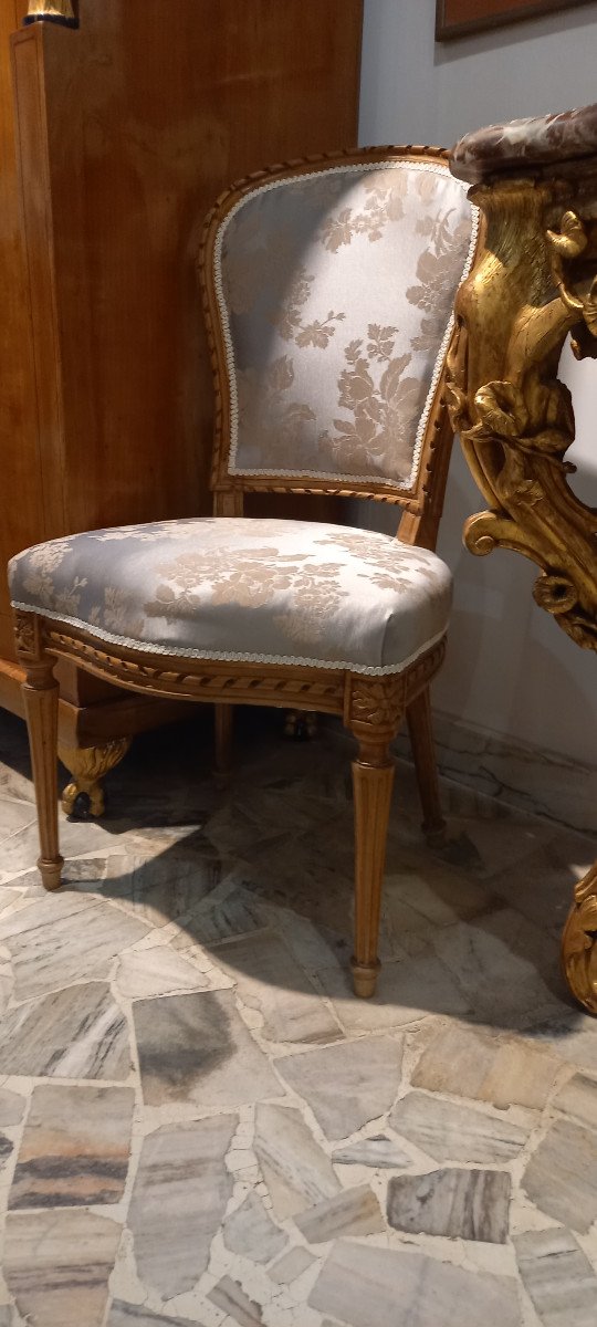 Louis XVI Style Chairs Paris Eighteenth Century-photo-4