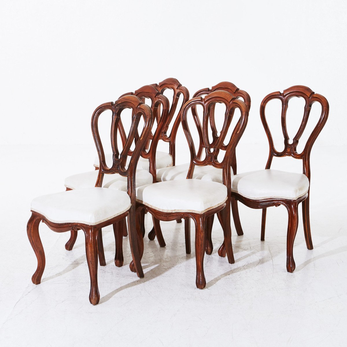 Louis Philippe XIX Style 6 Pcs Chairs In