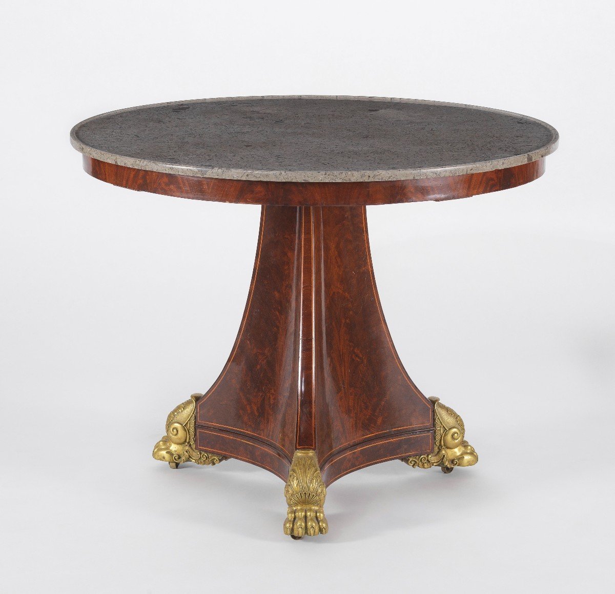 Table Empire 19ème Siècle Vers 1810 Origine Château Du Canton De Vaud