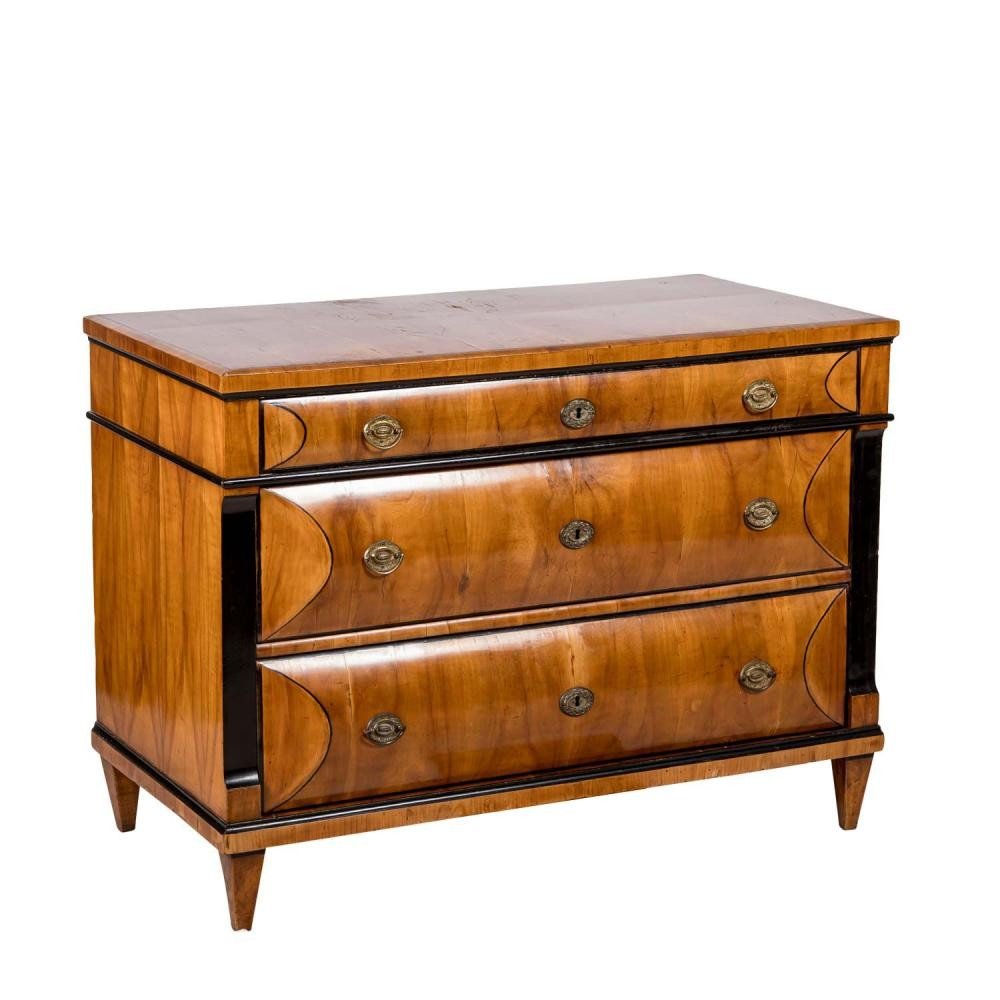 Biedermeier-empire Commode With Unconventional Drawers, 1820-1830,-photo-4