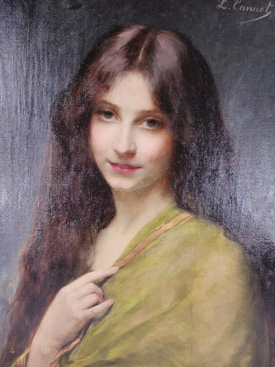 The Girl In Green By Louise Canuet, 19th Century France, It's Crazy!!!